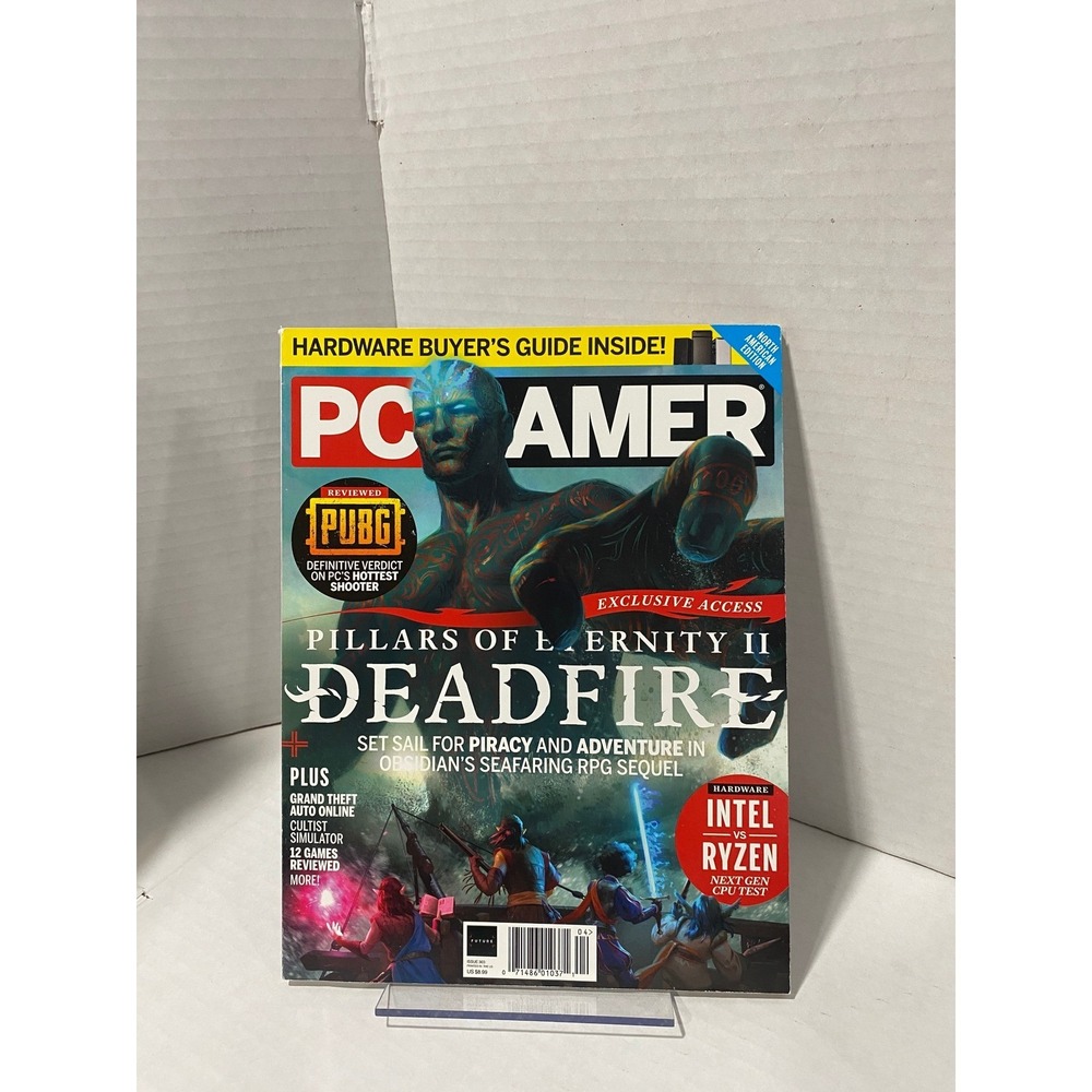 PC Gamer Magazine Issue 303 April 2018 Pillars of Eternity II Deadfire PUBG
